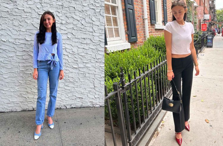 Grace Skinner showing how her style has changed since moving to London