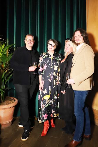 Vincent Villeger, Harriet Posner, Hannah Springett and Alexander Ron at the launch of Marketing Fashion 2024